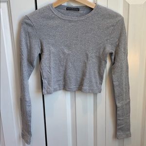 Brandy Melville Cropped Long Sleeve